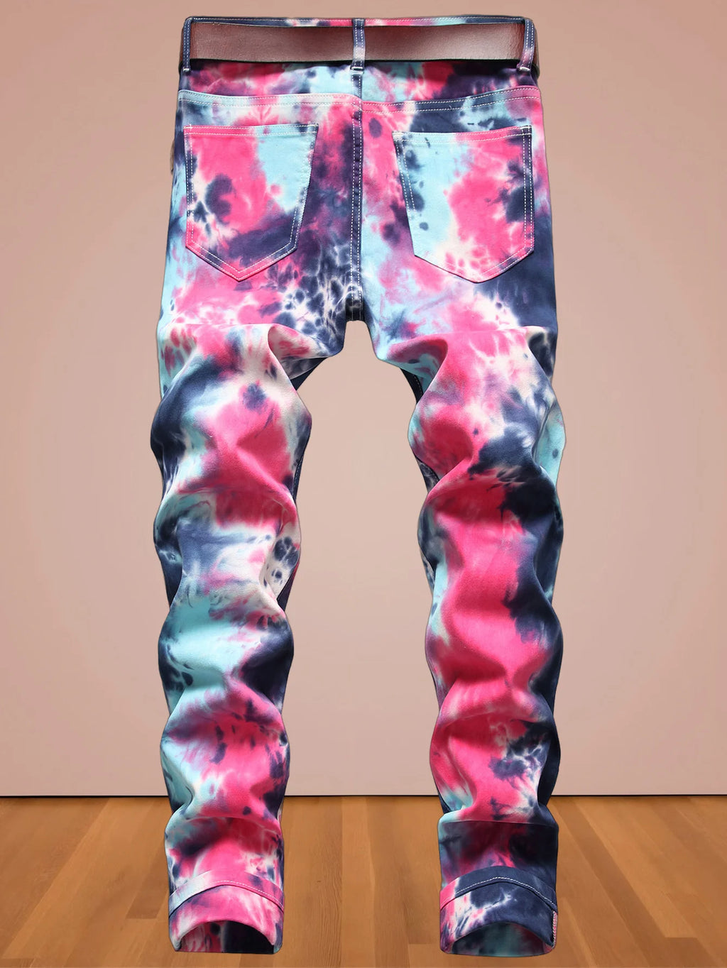 Men’s Tie-Dye Street Fashion Jeans