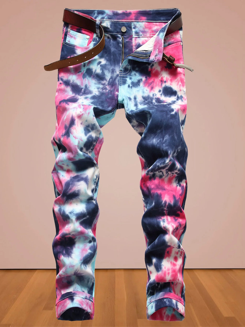 Men’s Tie-Dye Street Fashion Jeans
