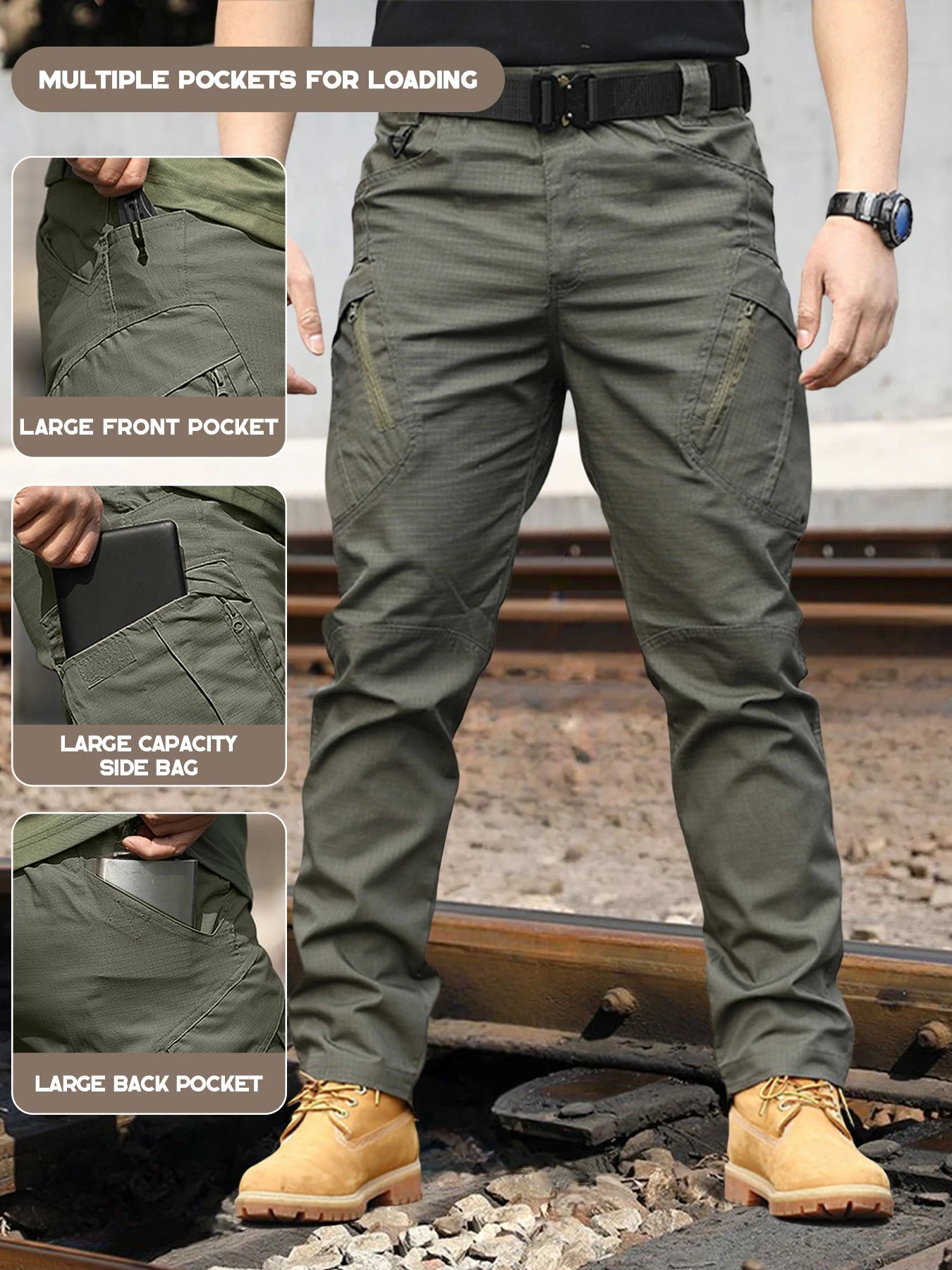 Men’s IX9 Tactical Multi-Pocket Pants